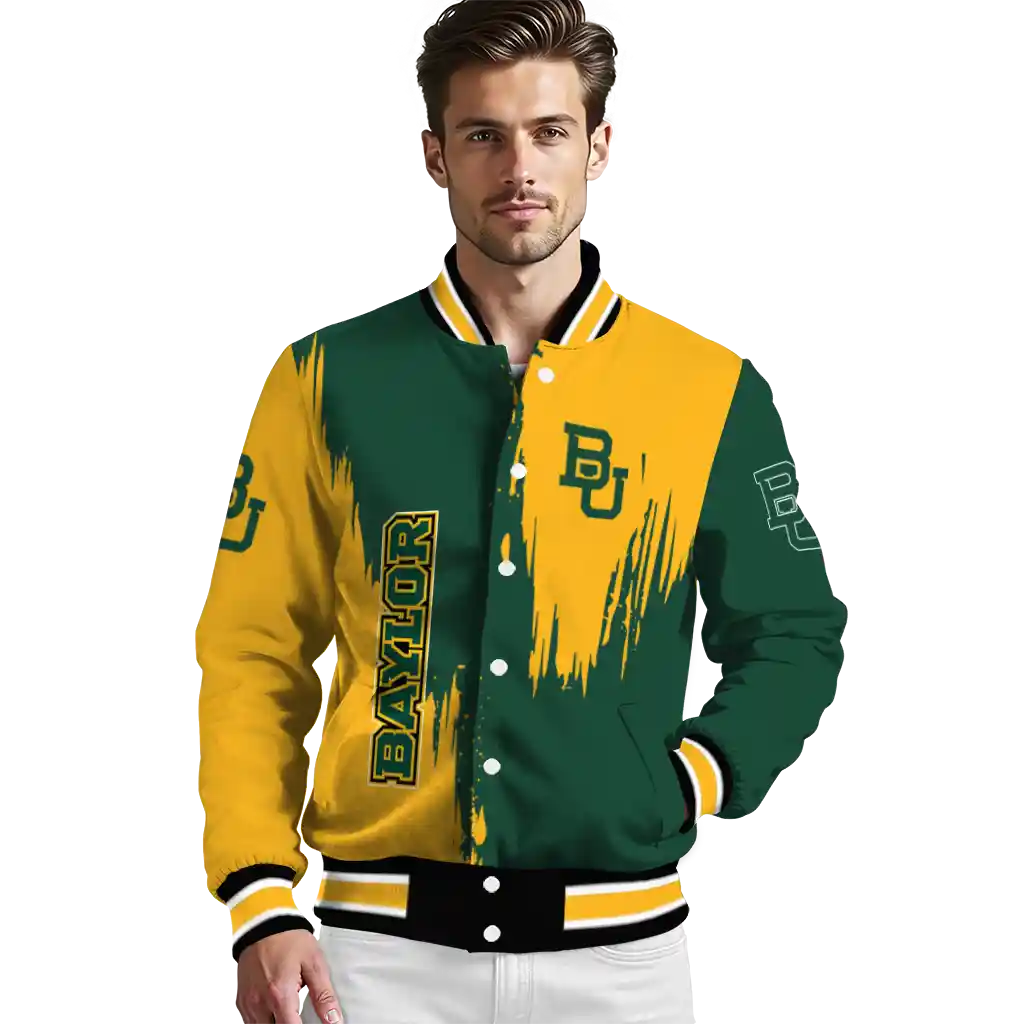 baylor bears urban mark green varsity jacket high quality baylor bears urban mark green varsity jacket high quality