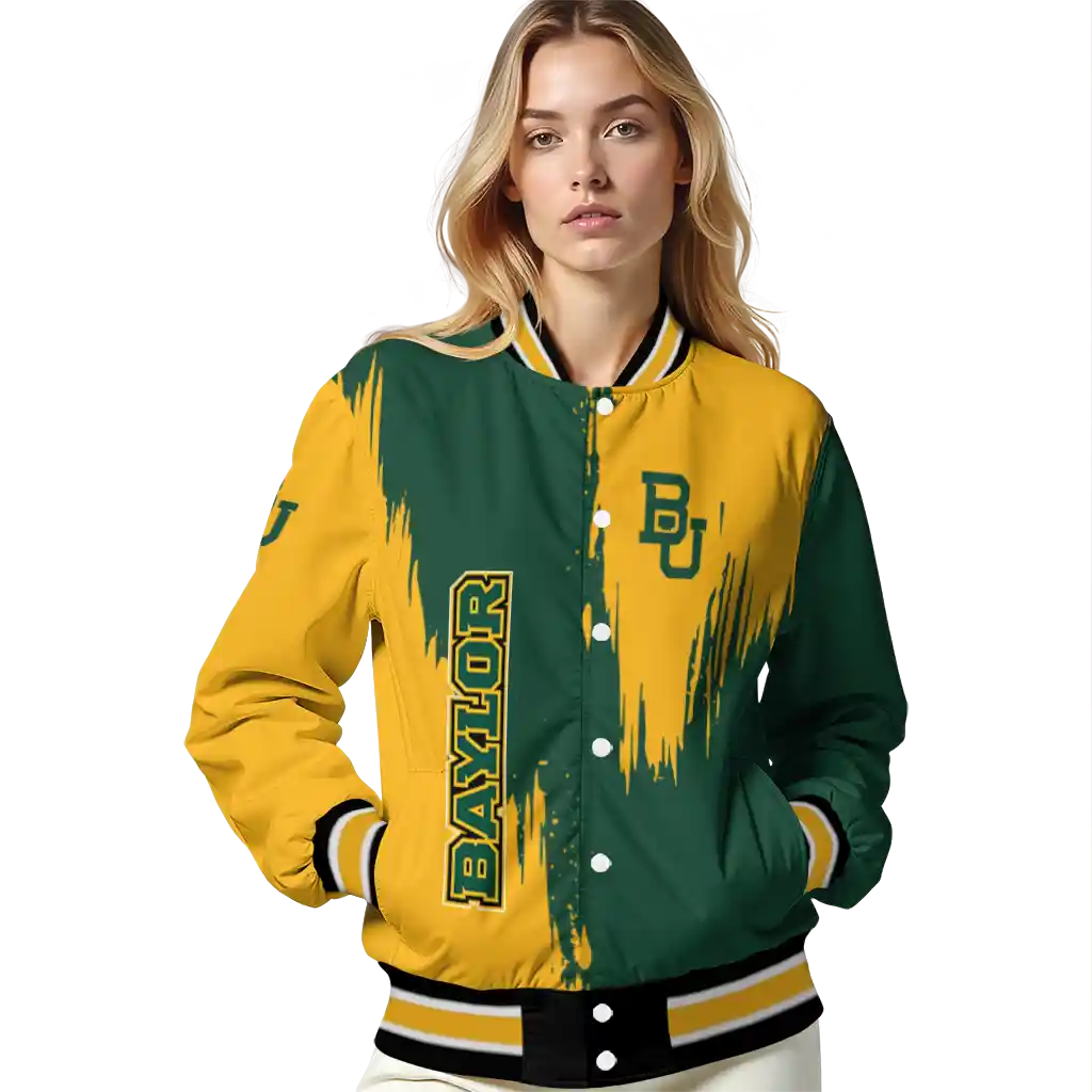 baylor bears urban mark green varsity jacket latest model baylor bears urban mark green varsity jacket latest model