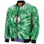 boston celtics dynamic rings green bomber jacket best selling