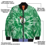 boston celtics dynamic rings green bomber jacket best selling