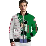 boston celtics minnie mouse green bomber jacket best selling
