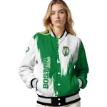 boston celtics urban mark green varsity jacket best selling