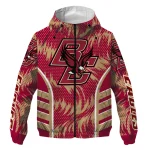 boston college eagles dynamic heat wave maroon windbreaker jacket best selling