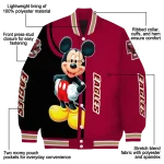 boston college eagles mickey mouse maroon varsity jacket best selling
