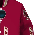 boston college eagles mickey mouse maroon varsity jacket best selling