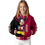 boston college eagles mickey mouse maroon varsity jacket best selling