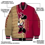 boston college eagles minnie mouse maroon varsity jacket best selling