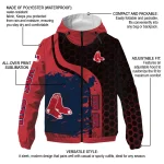 boston red sox hex splash red black windbreaker jacket best selling