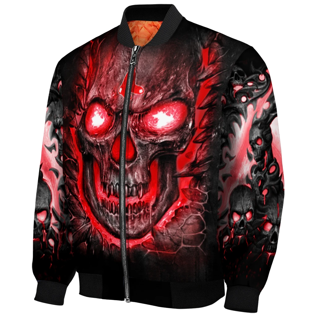 boston red sox inferno skull red black bomber jacket fashion forward boston red sox inferno skull red black bomber jacket fashion forward