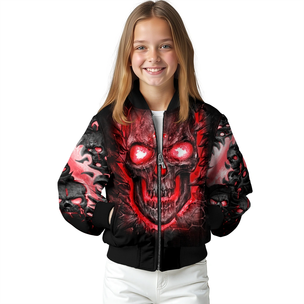 boston red sox inferno skull red black bomber jacket top rated boston red sox inferno skull red black bomber jacket top rated