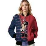 boston red sox minnie mouse red bomber jacket best selling