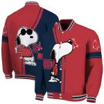 boston red sox snoopy attitude red varsity jacket best selling