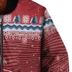 boston red sox snowy pines red bomber jacket best selling
