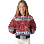 boston red sox snowy pines red bomber jacket best selling