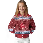 boston red sox snowy pines red varsity jacket best selling