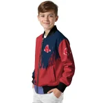 boston red sox urban mark red bomber jacket best selling