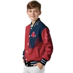 boston red sox urban mark red varsity jacket best selling