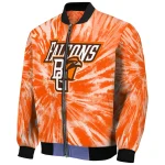 bowling green falcons dynamic rings orange bomber jacket best selling