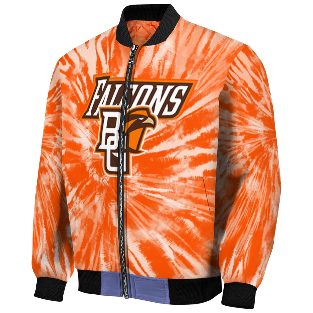 bowling green falcons dynamic rings orange bomber jacket fashion forward bowling green falcons dynamic rings orange bomber jacket fashion forward