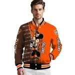 bowling green falcons minnie mouse orange varsity jacket best selling