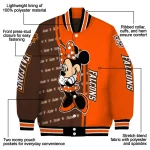 bowling green falcons minnie mouse orange varsity jacket best selling