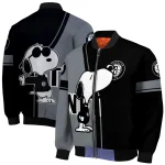 brooklyn nets snoopy attitude black bomber jacket best selling