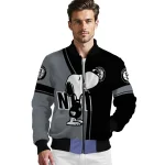 brooklyn nets snoopy attitude black bomber jacket best selling