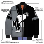 brooklyn nets snoopy attitude black bomber jacket best selling