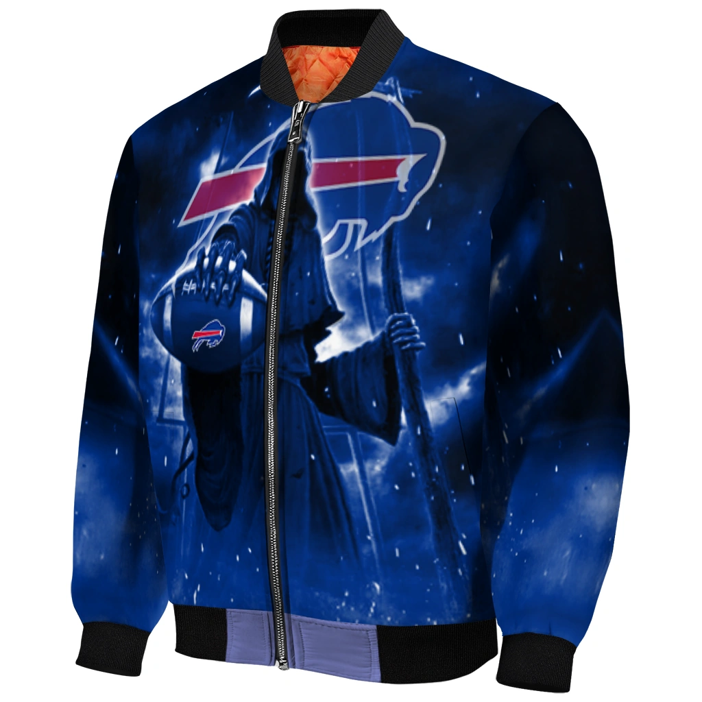buffalo bills shadow reaper blue bomber jacket fashion forward buffalo bills shadow reaper blue bomber jacket fashion forward