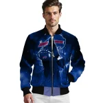 buffalo bills shadow reaper blue bomber jacket best selling