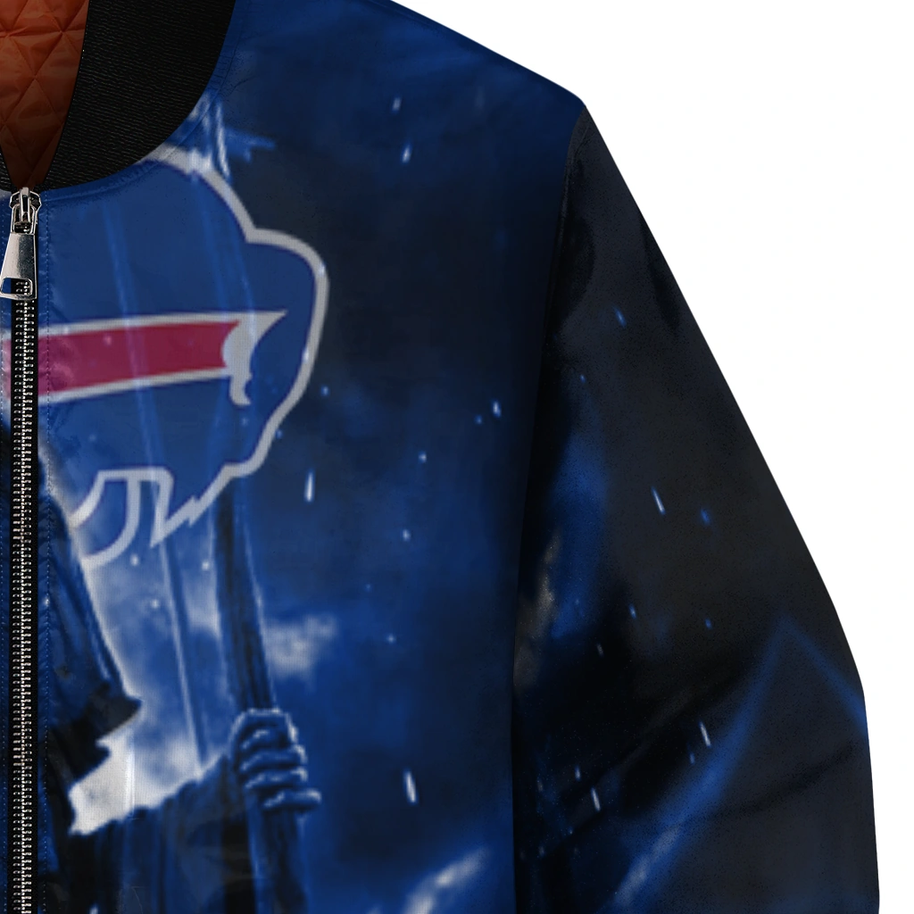 buffalo bills shadow reaper blue bomber jacket premium grade buffalo bills shadow reaper blue bomber jacket premium grade
