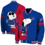 buffalo bills snoopy attitude blue varsity jacket best selling