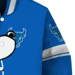 buffalo bulls snoopy attitude royal blue varsity jacket best selling