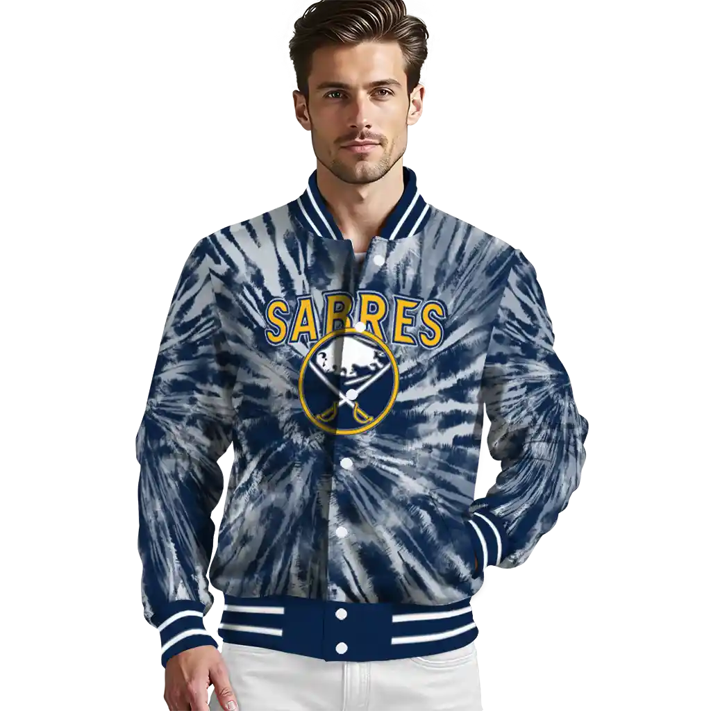 buffalo sabres dynamic rings navy blue varsity jacket high quality buffalo sabres dynamic rings navy blue varsity jacket high quality
