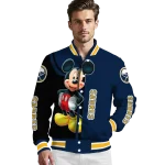 buffalo sabres mickey mouse navy blue varsity jacket best selling
