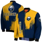 buffalo sabres urban mark navy blue bomber jacket best selling
