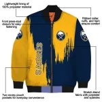 buffalo sabres urban mark navy blue bomber jacket best selling