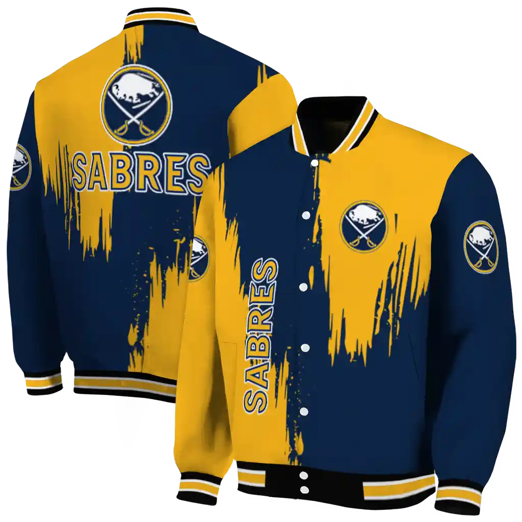 buffalo sabres urban mark navy blue varsity jacket fashion forward buffalo sabres urban mark navy blue varsity jacket fashion forward