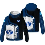 byu cougars grid streak blue black windbreaker jacket best selling