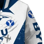 byu cougars ripped bolt blue white varsity jacket best selling