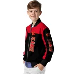 calgary flames intricate skull red black bomber jacket best selling