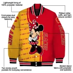 calgary flames minnie mouse red varsity jacket best selling
