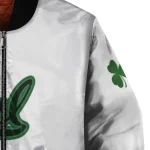california golden bears clovers pattern white green bomber jacket best selling