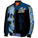 california golden bears fire skull blue black bomber jacket best selling