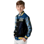 california golden bears fire skull blue black varsity jacket best selling