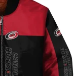 carolina hurricanes intricate skull red black bomber jacket best selling