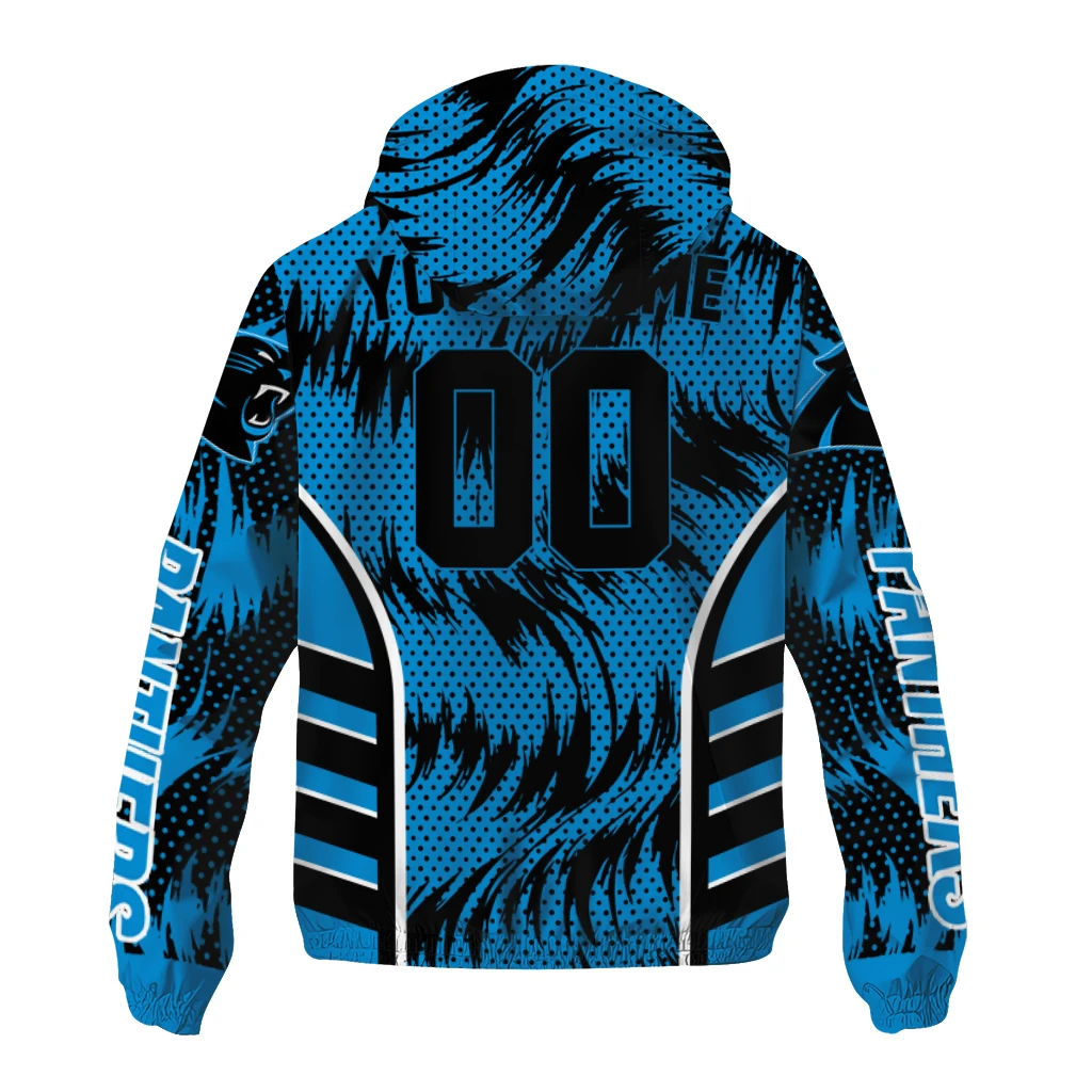carolina panthers dynamic heat wave blue windbreaker jacket fashion forward carolina panthers dynamic heat wave blue windbreaker jacket fashion forward