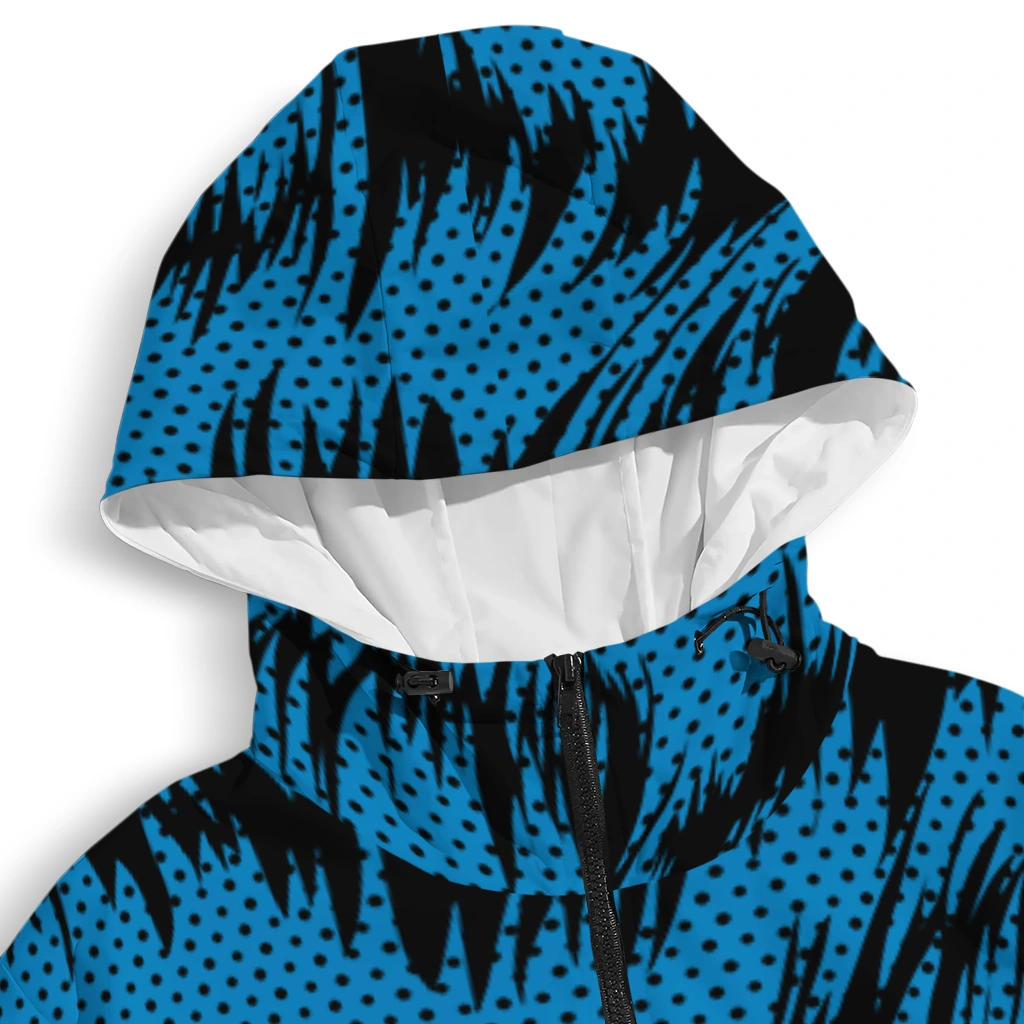 carolina panthers dynamic heat wave blue windbreaker jacket premium grade carolina panthers dynamic heat wave blue windbreaker jacket premium grade