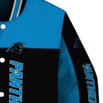 carolina panthers intricate skull blue black varsity jacket best selling