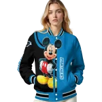 carolina panthers mickey mouse blue varsity jacket best selling